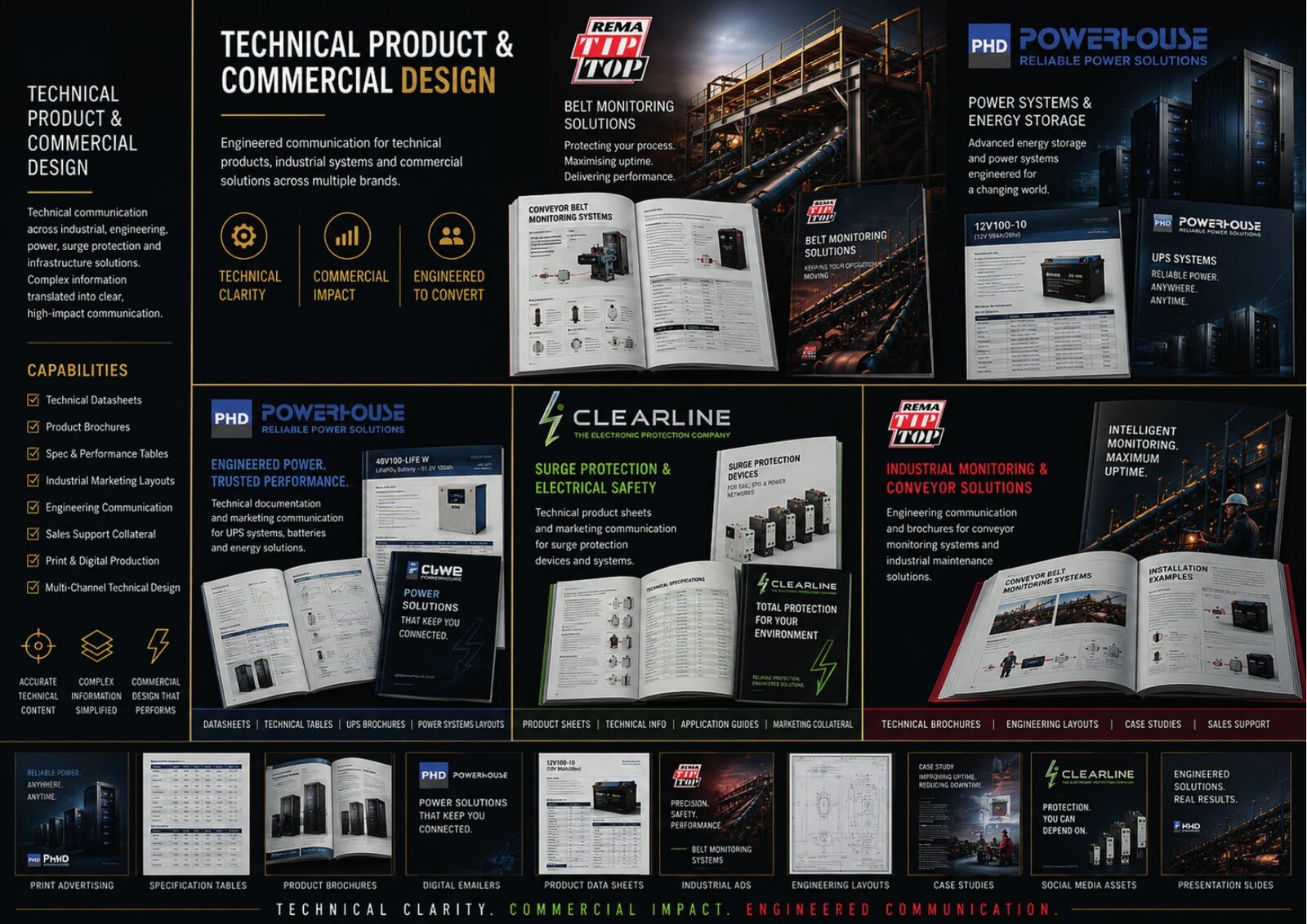 Technical product design portfolio